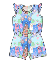 Load image into Gallery viewer, Pastel Wonderland Ivy Summer Romper