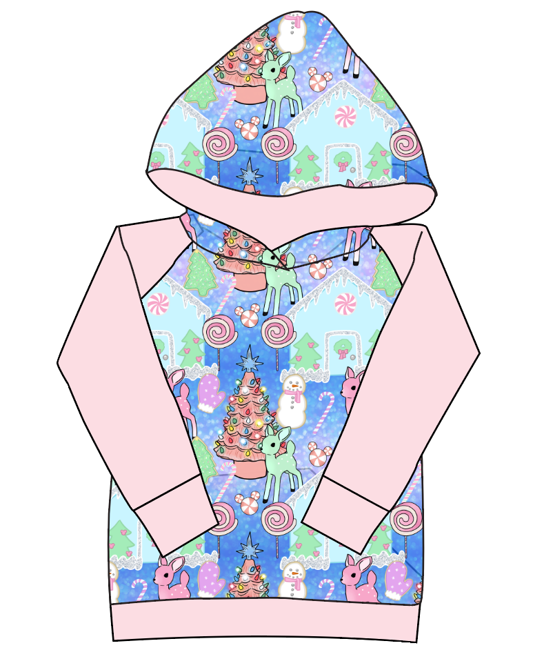 Pastel Wonderland Ladies Hoodie