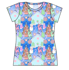 Pastel Wonderland Ladies' Basic Tee