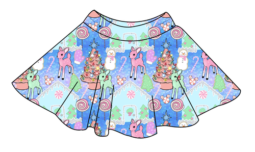 Pastel Wonderland Ladies' Circle Skirt