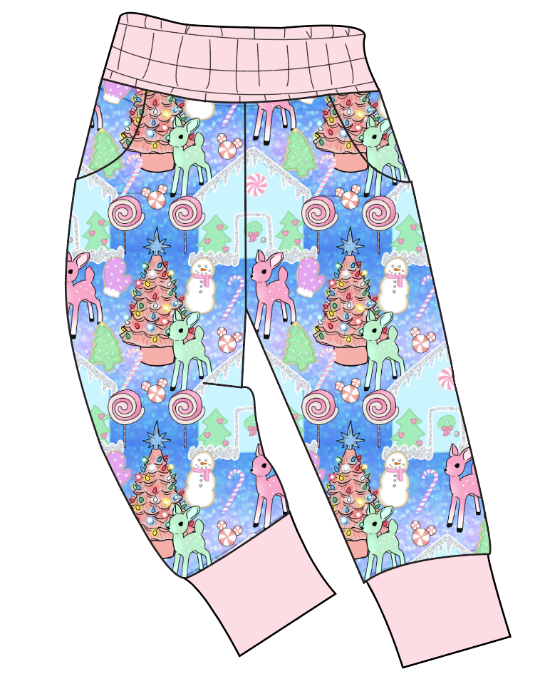 Pastel Wonderland Ladies' Joggers and Jogger Shorts