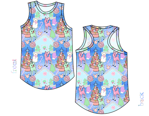 Pastel Wonderland Ladies' Summer Tank