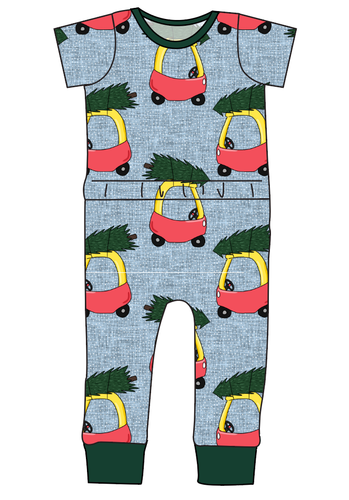 Trees and Tikes Bennett Pants and Shorts Length T-Shirt Romper