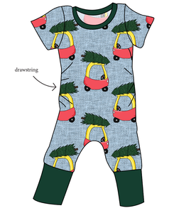 Trees and Tikes Grow With Me Pants And Shorts Romper