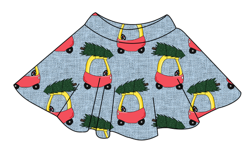 Trees and Tikes Ladies' Circle Skirt