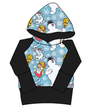 Load image into Gallery viewer, Frosty and Friends Grow With Me Hoodie (or Crewneck)