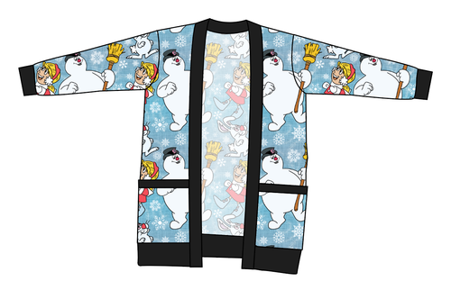 Frosty and Friends Ladies' Grandpa Cardigan