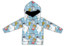 Load image into Gallery viewer, Frosty and Friends Ladies Oversized Hoodie