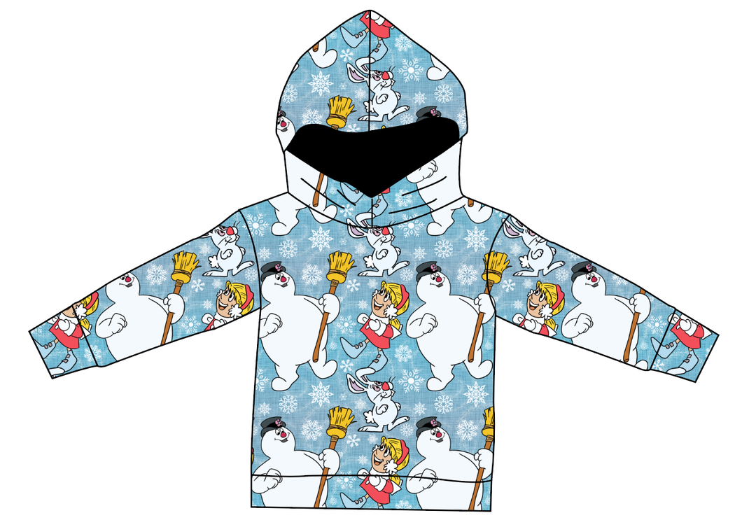 Frosty and Friends Ladies Oversized Hoodie