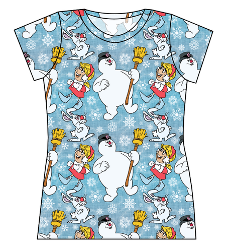 Frosty and Friends Ladies' Basic Tee