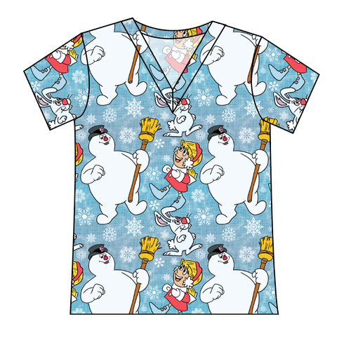Frosty and Friends Ladies' Slouchy V-Neck Tee