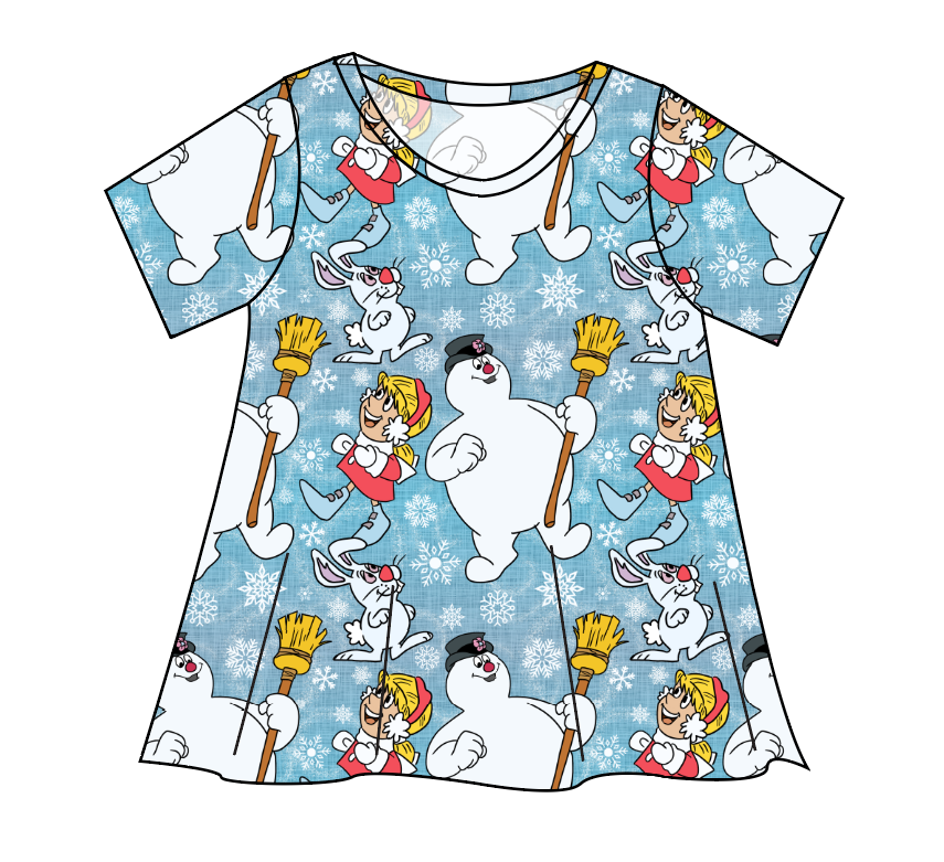Frosty and Friends Ladies' Swing Tee