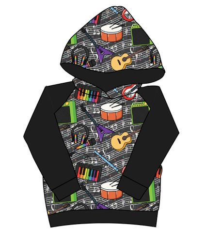 Rainbow Rock Classic Hoodie (or Crewneck)