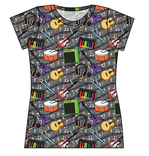 Load image into Gallery viewer, Rainbow Rock Ladies&#39; Basic Tee