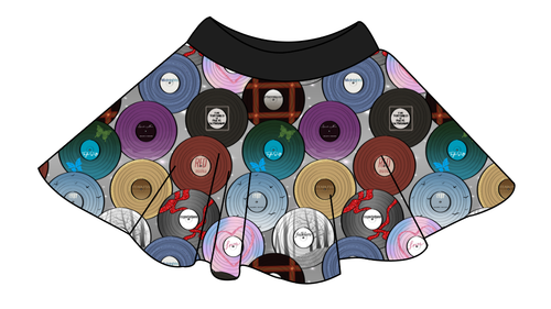 Era Records Circle Skirt