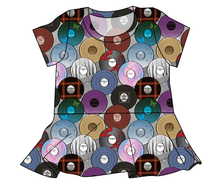 Load image into Gallery viewer, Era Records Ladies&#39; Peplum Top