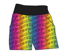 Load image into Gallery viewer, Neon Notes Basic Joggers And Jogger Shorts