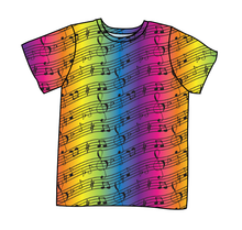 Load image into Gallery viewer, Neon Notes Basic Tee and Tank