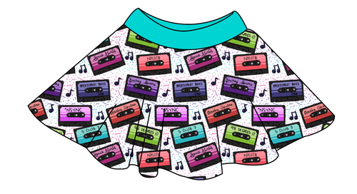 Mixtapes Circle Skirt