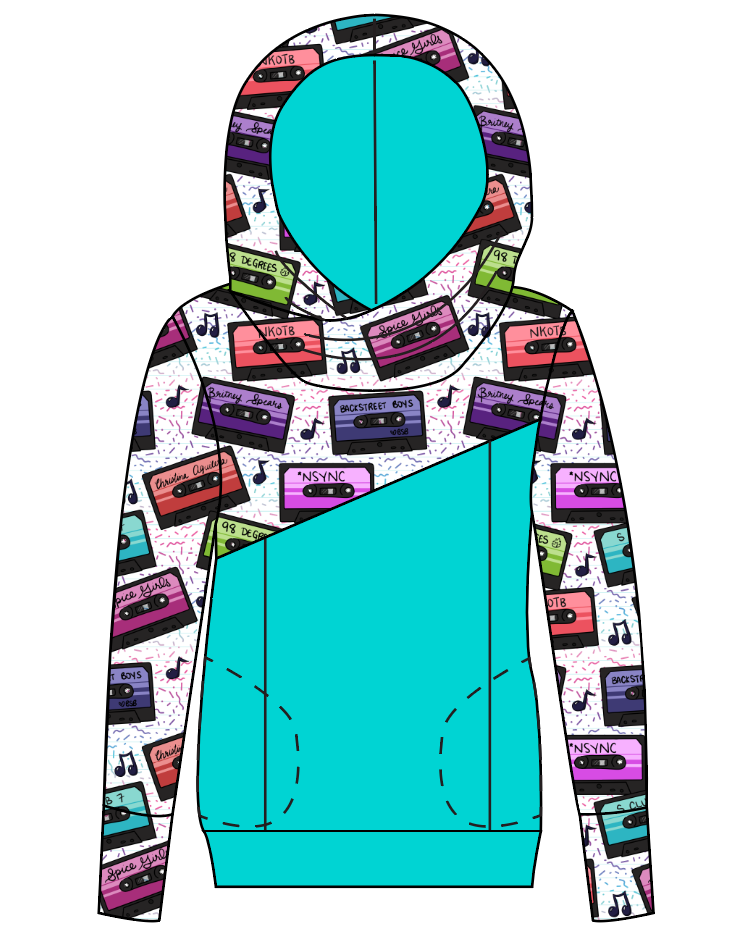 Mixtapes Ladies Hoodie