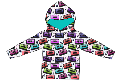 Mixtapes Ladies Oversized Hoodie