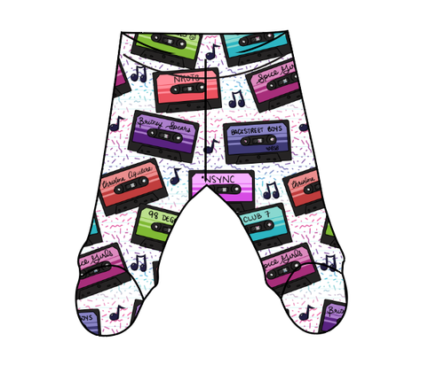 Mixtapes Newborn Footed Pants