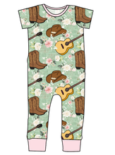 Load image into Gallery viewer, Floral Boots and Hats Emmett Pants And Shorts T-Shirt Romper