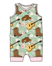 Load image into Gallery viewer, Floral Boots and Hats Emmett Pants And Shorts T-Shirt Romper