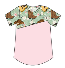 Load image into Gallery viewer, Floral Boots and Hats Kids&#39; Relaxed Tee