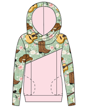 Load image into Gallery viewer, Floral Boots and Hats Ladies Hoodie