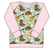 Load image into Gallery viewer, Floral Boots and Hats Ladies&#39; Classic Crewneck