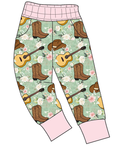 Floral Boots and Hats Ladies' Joggers and Jogger Shorts