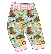 Load image into Gallery viewer, Floral Boots and Hats Ladies&#39; Joggers and Jogger Shorts