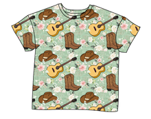 Load image into Gallery viewer, Floral Boots and Hats Ladies&#39; Oversized Tee