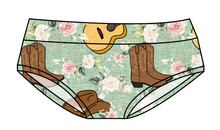 Load image into Gallery viewer, Floral Boots and Hats Ladies&#39; Underwear