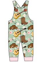 Load image into Gallery viewer, Floral Boots and Hats Overalls and Shortalls