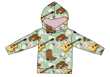 Load image into Gallery viewer, Floral Boots and Hats Oversized Hoodie