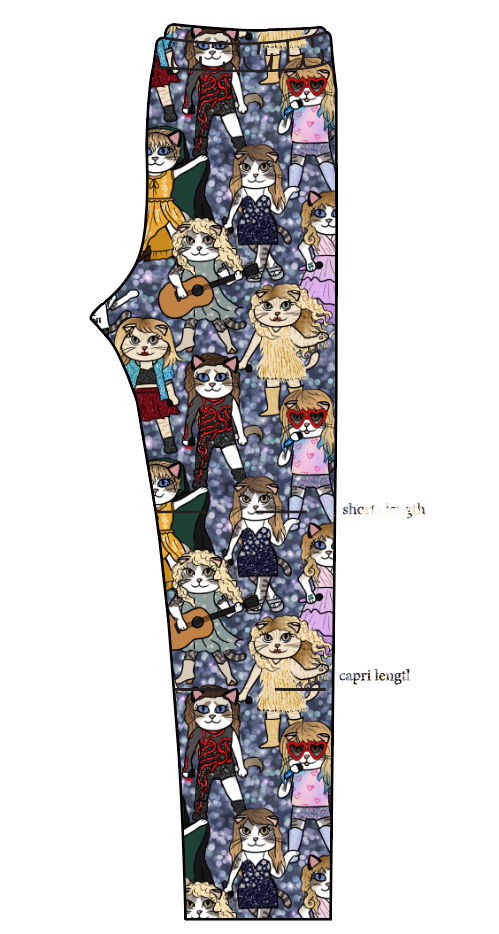 Era Cats Basic Leggings