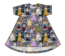 Load image into Gallery viewer, Era Cats Basic T-Shirt Dress