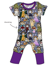 Load image into Gallery viewer, Era Cats Grow With Me Pants And Shorts Romper