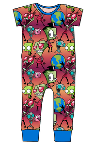 Invaders Emmett Pants And Shorts T-Shirt Romper