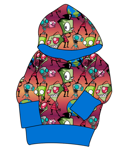 Invaders Grow With Me Hoodie (or Crewneck)