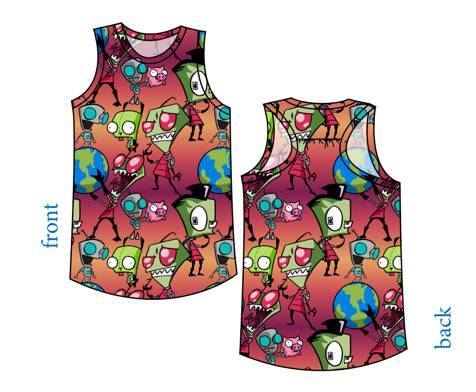 Invaders Summer Tank