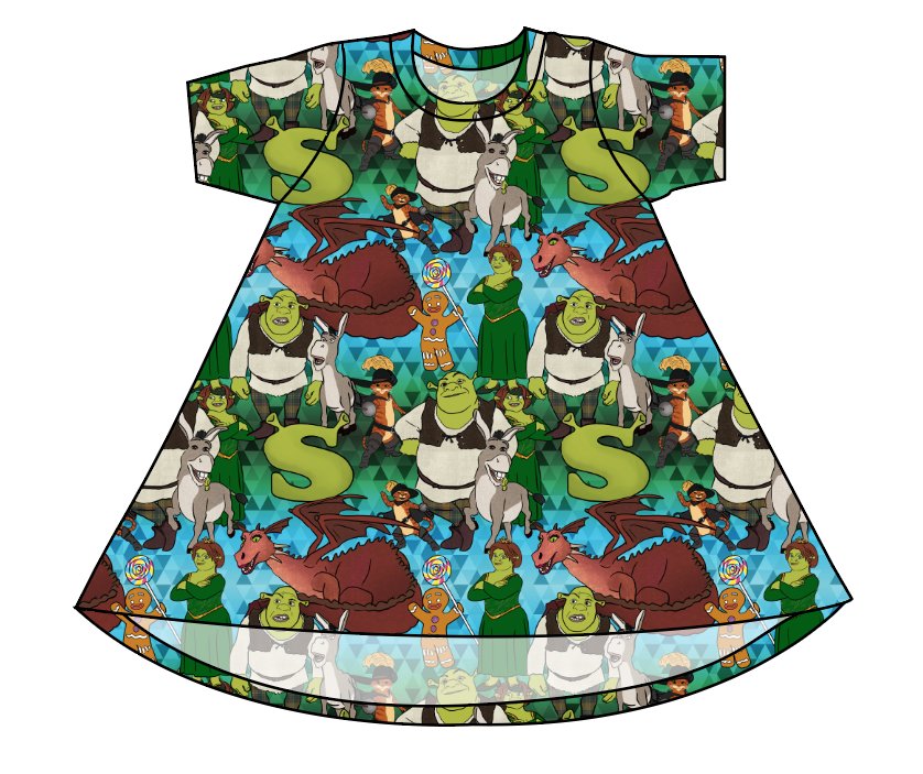 Get Outta My Swamp Basic T-Shirt Dress