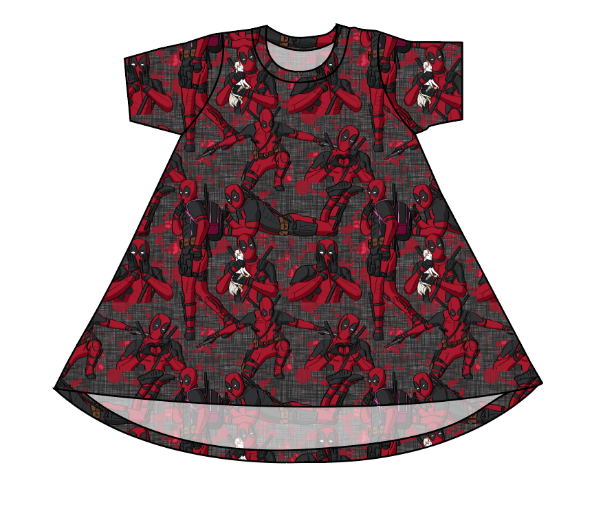 Merc With a Mouth Basic T-Shirt Dress