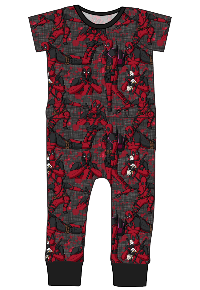 Merc With a Mouth Bennett Pants and Shorts Length T-Shirt Romper