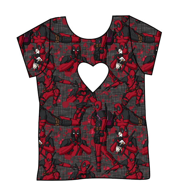 Merc With a Mouth Cambria Heart Back Tee