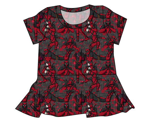 Merc With a Mouth Ladies' Peplum Top