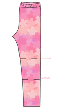 Load image into Gallery viewer, Cherry Blossom Ombre Basic Leggings