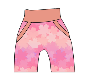 Cherry Blossom Ombre Beanpole Pants And Shorts